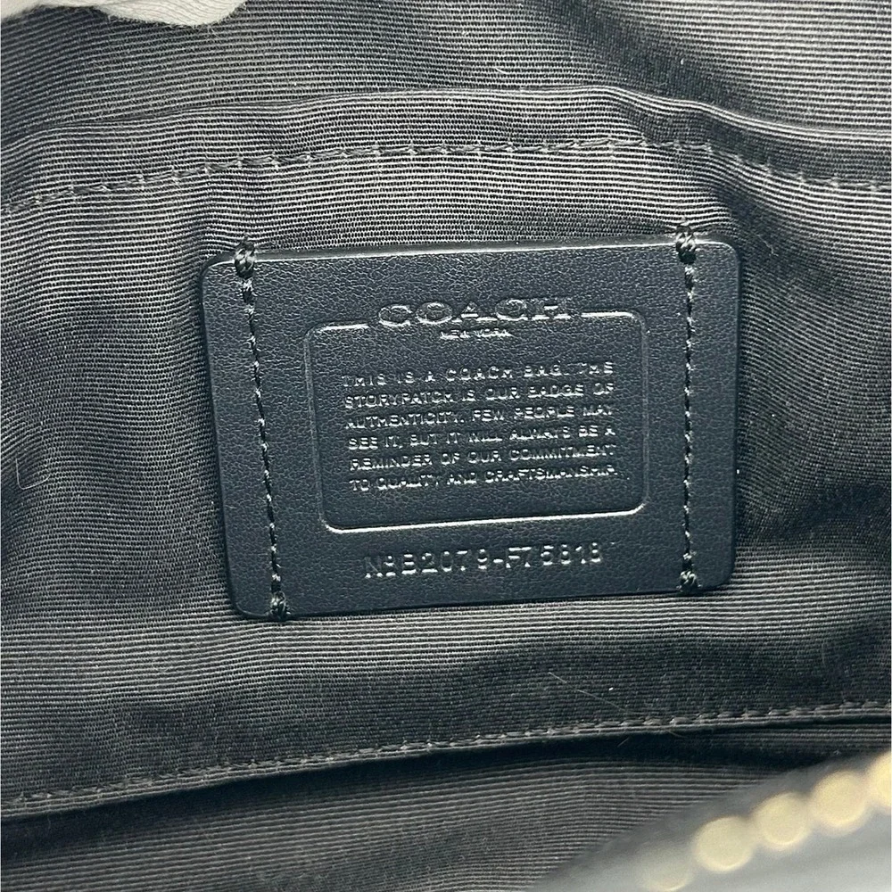 EUC Coach Black Pebbled Leather Convertible Crossbody Jes Camera Bag